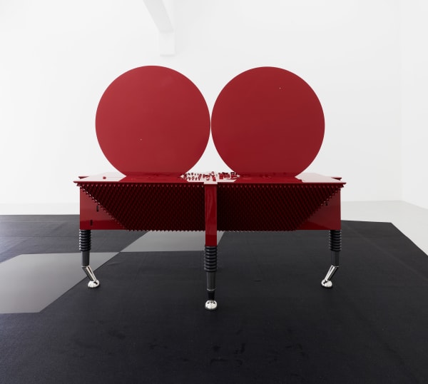 Ingvar Cronhammar We saw that didn't we?, 2011 Painted aluminum, stainless steel and POM