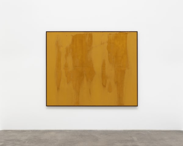 Mads Gamdrup Ocher, 2024 Pigment and linseed oil on canvas