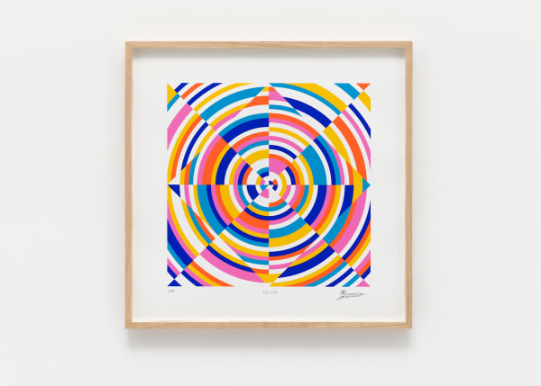 Eduardo Terrazas 1.1.610 A From the series: Possibilities of a Structure Subseries: Cosmos, 2022 Silkscreen on paper