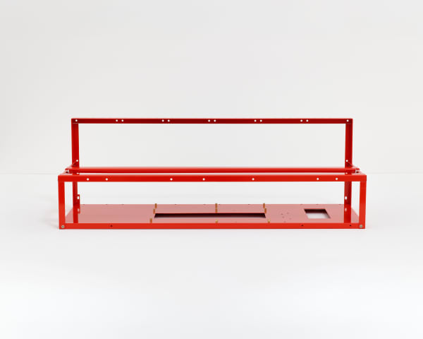 Gardar Eide Einarsson Mining Rig (RAL 2002 Vermillion), 2022 Powder coated steel