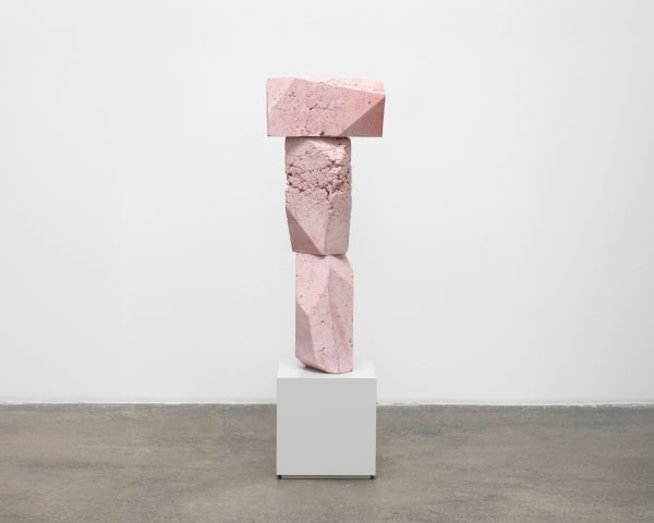 SUPERFLEX As Close As We Get XXX, 2022 Pink rough concrete 75 x 30 x 15 cm 29.53 x 11.81 x 5.91 in