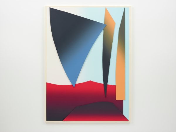 Carlos Amorales Backdrop for Ghosts II, 2018 Silkscreen ink on wooden panels