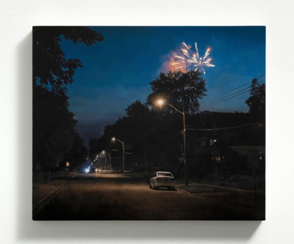 Alex Bierk, Night (Write her name in the sky..), 2021