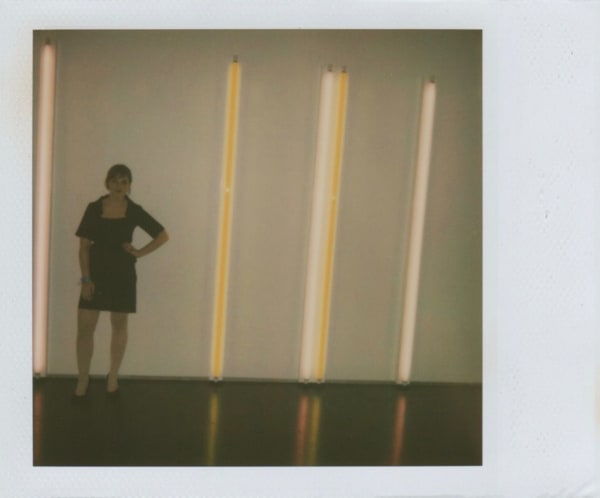 Emma Bee Bernstein, Untitled (Emma with Dan Flavin Lights), 2007