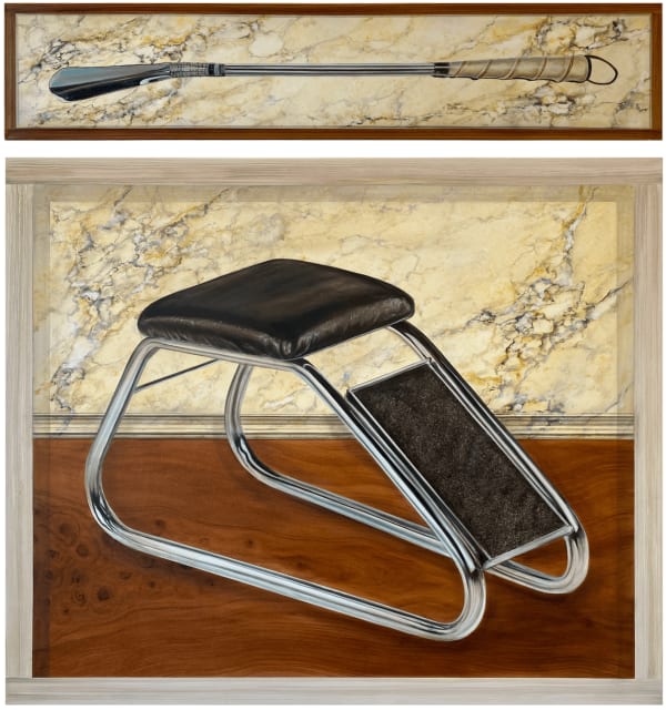 Scott Young, Shoe Horn and Shoe Fitting Stool, 2023
