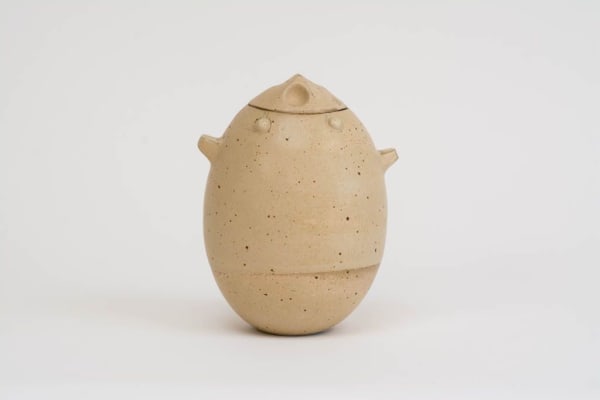Wayne Ngan, Cream Jar with Lugs, 2006