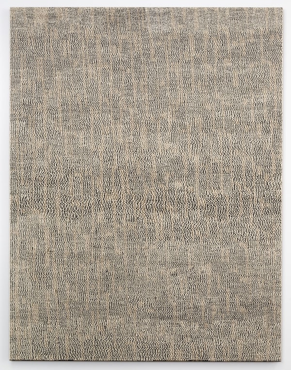 Jennifer Guidi, Untitled (Field #3 Black and White), 2013