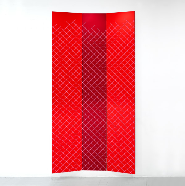 Paul Hosking, Converge (Red), 2021