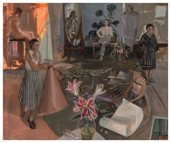 Vera Iliatova, Self portrait of an artist as a young girl, 2024