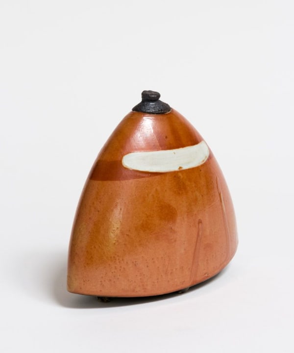 Wayne Ngan, Orange Jar with Lid, 2016