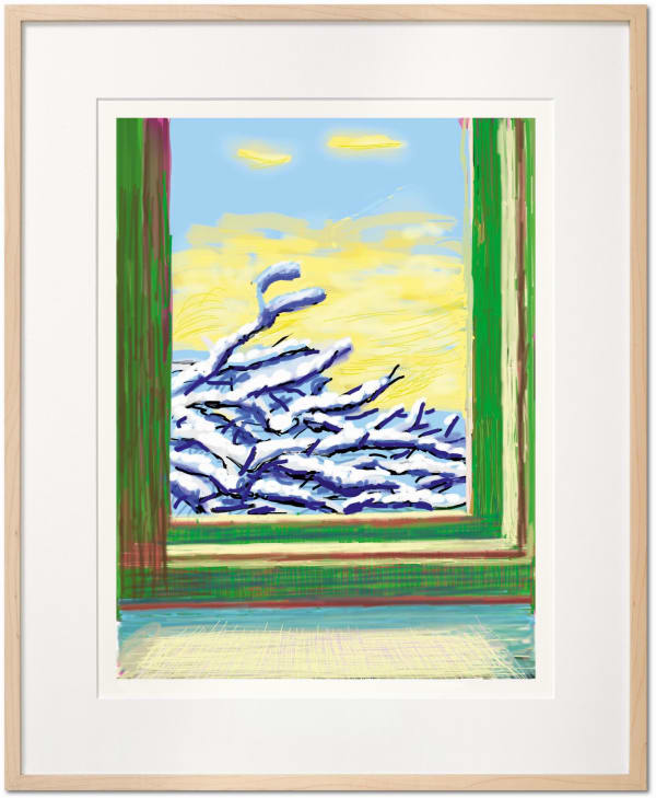 David Hockney, My Window. Art Edition (No. 501–750) ‘No. 610’. 23rd December 2010, 2020