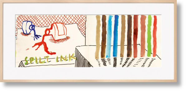David Hockney, 220 for 2020. Art Edition No. 1–100 ‘Spilt Ink with Tests’, 2022