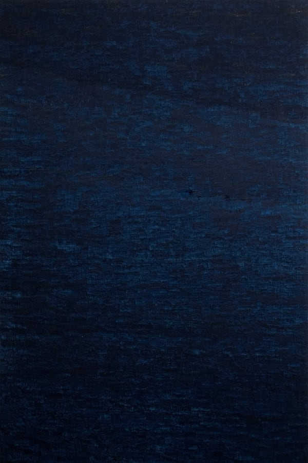 Latthapon Korkiatarkul, Painting/Practice (Old Holland Blue Deep(B217), vertical line in vertical shape), 2023