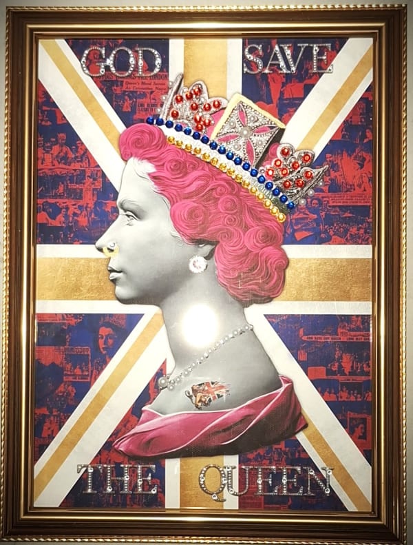 Mini Queen - Pink on Gold