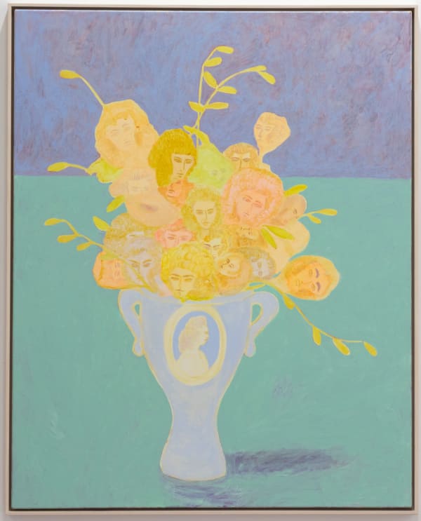 Joan Ross We were everywhere, 2025 acrylic on canvas 100 x 80 cm