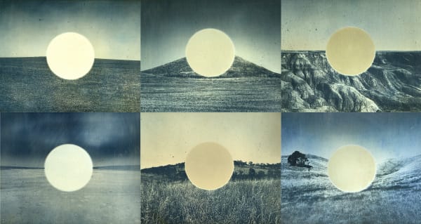James Tylor Where the Earth Meets the Sun, 2024 becquerel daguerreotypes 12.5 x 10 cm (each)