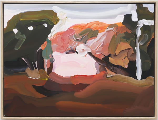 Thea Anamara Perkins Formalities 1, 2025 acrylic on board 45.5 x 61 cm / 48.5 x 63.5 cm (framed)