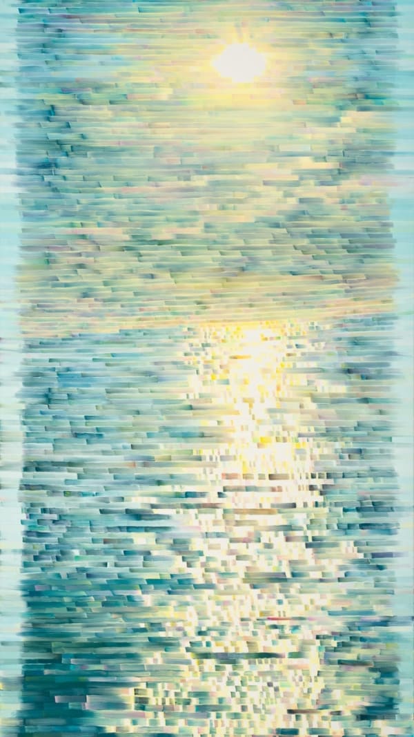 Holly Anderson Tower, 2025 oil on board 140 x 78.5 cm