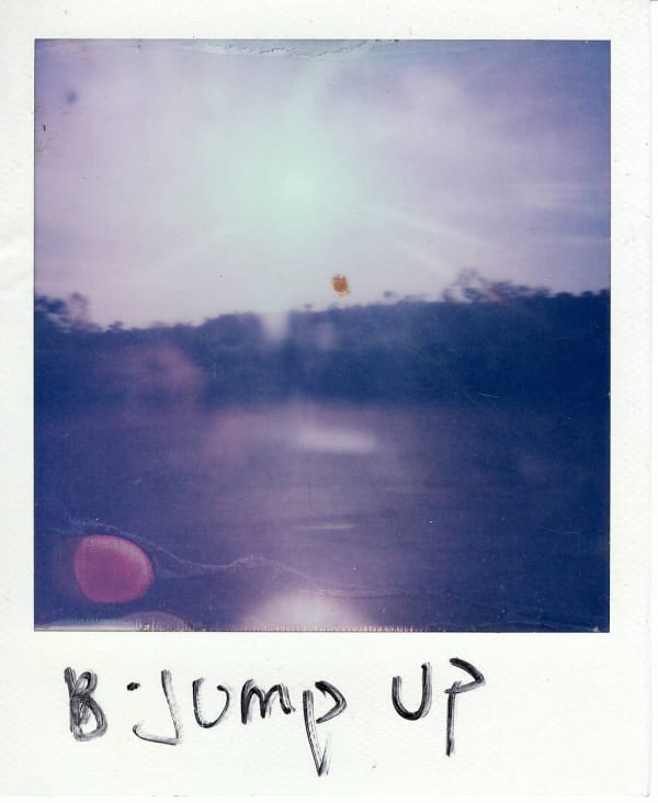Miriam Charlie B. Jump up, 2022 polaroid reproduction print on archival cotton rag 106 x 88.3 cm