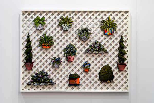 Christopher Zanko, Installation view from 'Wandering Where', 2021