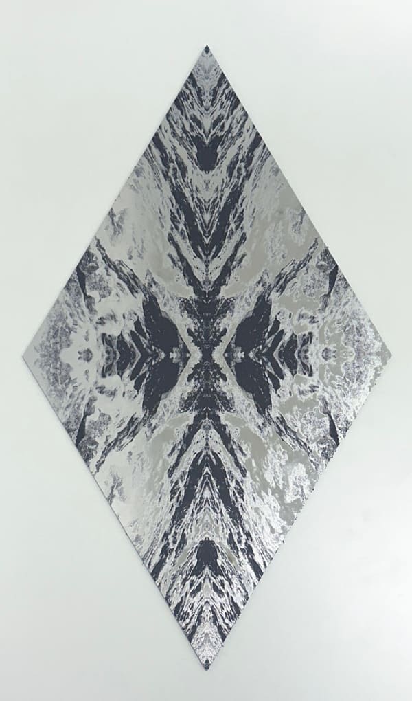 Aidan Hartshorn (Untitled) Shield I, 2024 printed vinyl on aluminium 60 x 40 cm