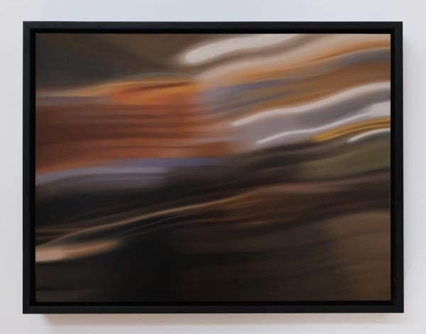 Joshua Charadia Underpass, we met halfway, 2025 oil on board 30 x 40 cm