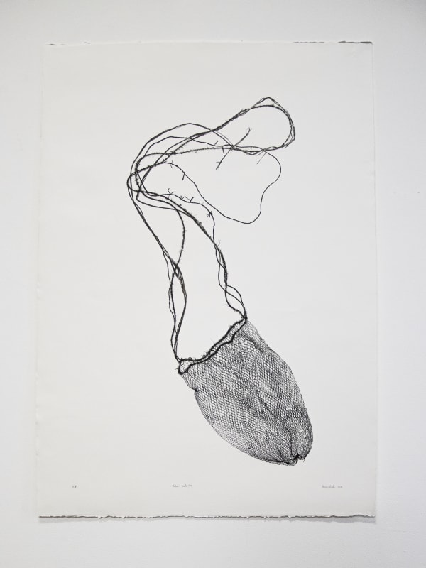 Kyra Mancktelow Today's Yesterday I, 2021 unique monoprint on 350gsm Hahnemühle paper 120 x 80 cm