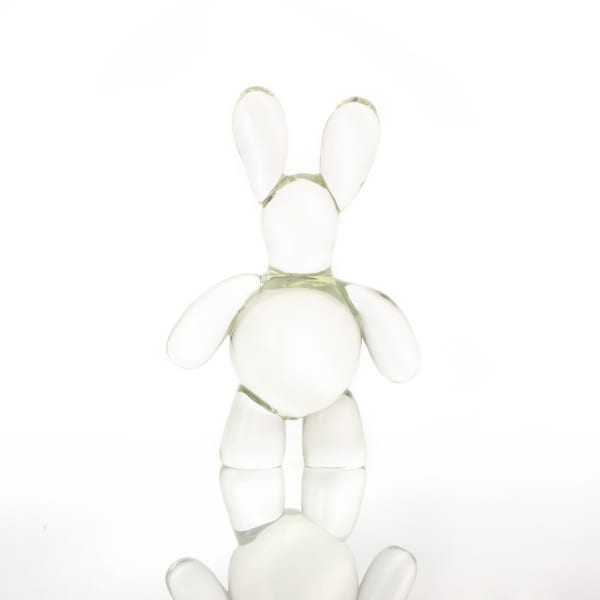 Vipoo Srivilasa Rabbit, 2018 hot-formed glass 27 x 28.5 x 10 cm