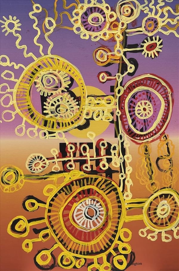 Sally Scales 285-24AS, 2024 acrylic on corflute 'Vote YES' 2023 Referendum sign 90 x 60 cm