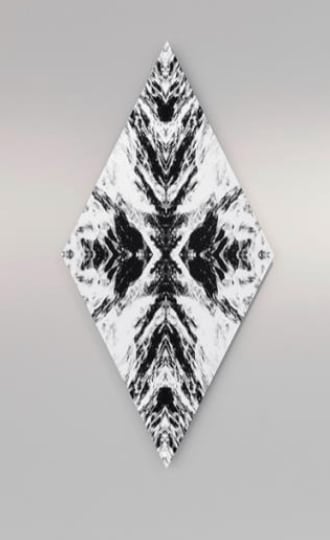 Aidan Hartshorn Yiramir Mayiny (River People) 5, 2024 printed vinyl on aluminium 200 x 100 cm