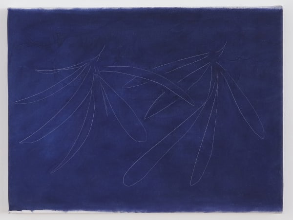 Tom Blake, leaves in the stream, 2025