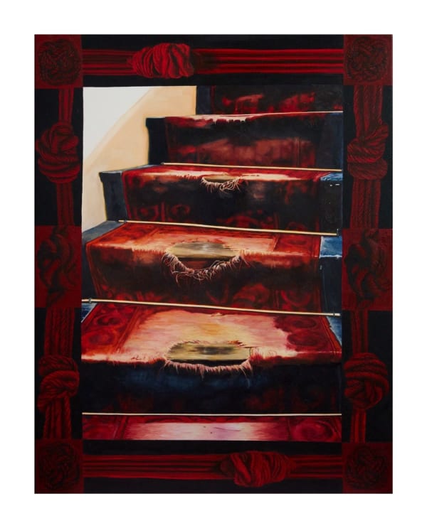 Savannah Jarvis, Knotted, overworked and worn, 2025