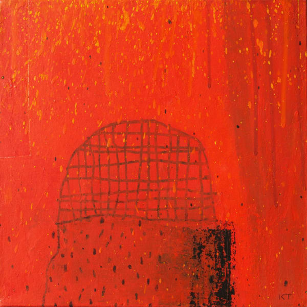 Kevin Tolman, Behind a Curtain (Red Object)