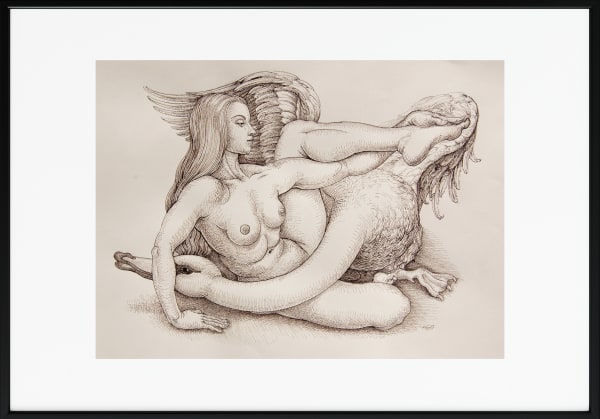 Michael Bergt, Leda and Swan (study)