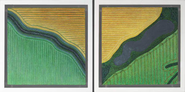Diana Moore, Study in Greens and Golds
