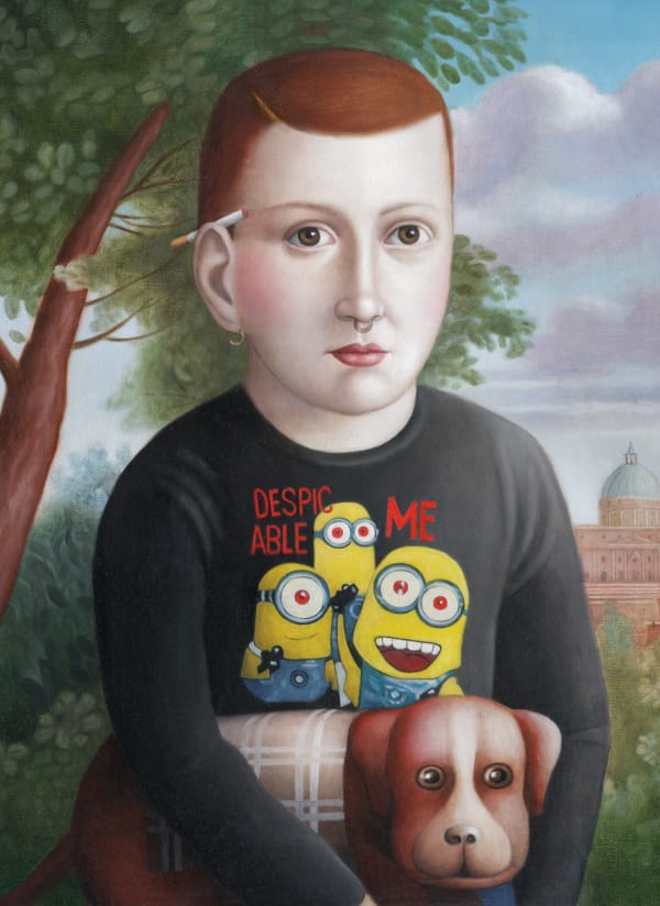 Amy Hill, Boy With Dog