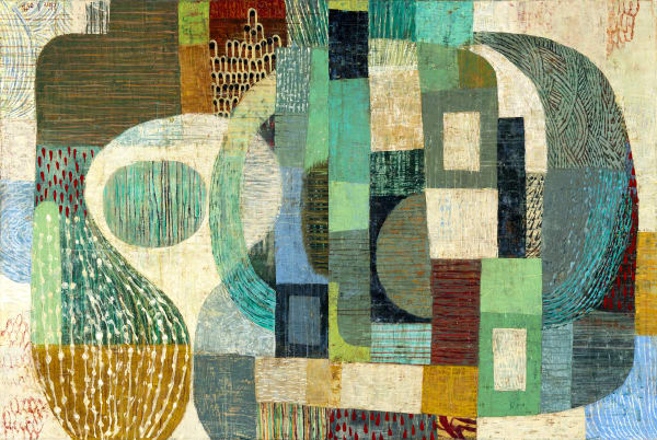 Claire B Cotts, Robins and Wrens (diptych)