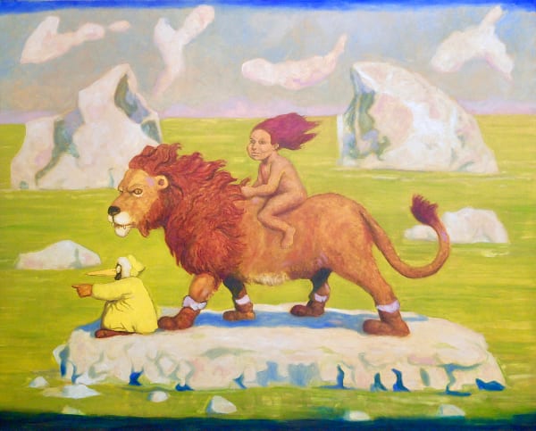 Santiago Perez, The Red-Headed Kid and the Lion in the Arctic