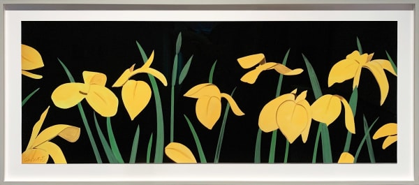 Alex Katz, Blue Flags 2, 2018