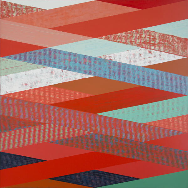 Sunny Taylor, Woven Landscape with Red II