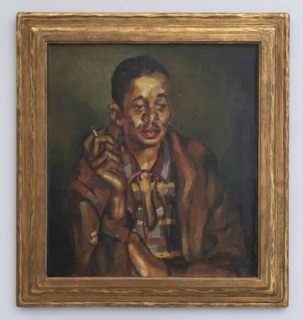 Charles White, Untitled (Seated Man), 1936