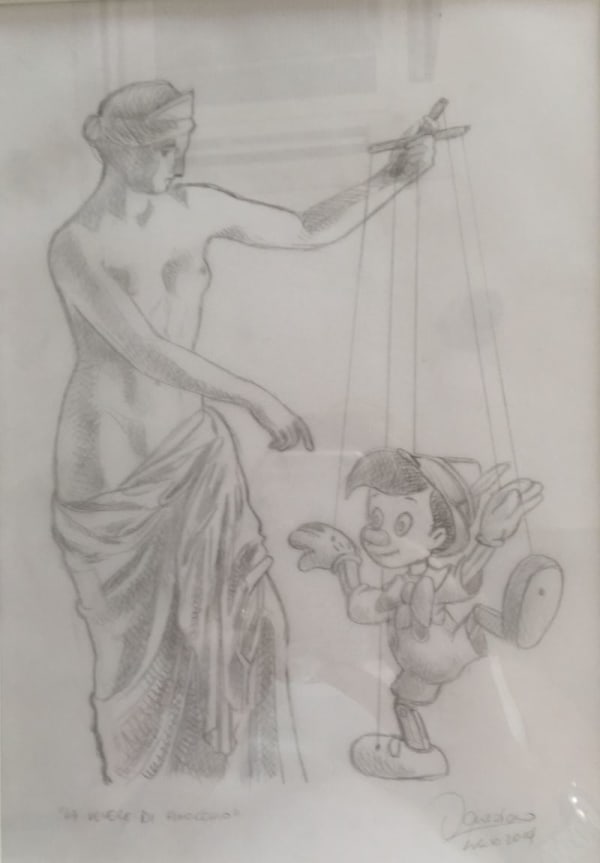 Giuseppe Veneziano, La Venere di Pinocchio, 2014