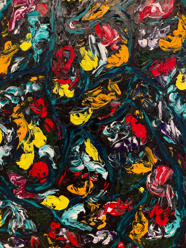 Dmitry Suhov, Red Irises-2, 2022