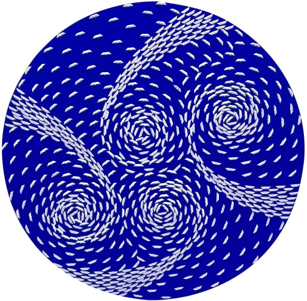 Riccardo Gusmaroli, Tondo blu, 2024