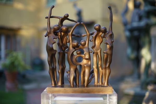 Sauro Cavallini, Bozzetto del monumento Inno alla Vita, 1990