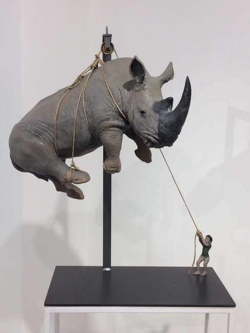 Stefano Bombardieri, Tobia e il Rinoceronte, 2017