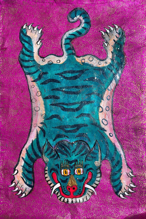 Ludmila Radchenko, Tiger Mini Nepal Rug, 2025