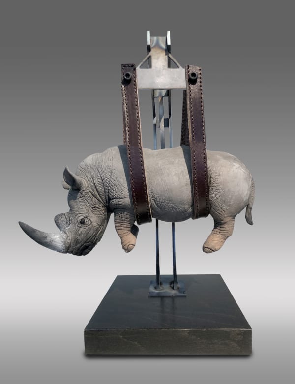 Stefano Bombardieri, Il peso dei tempo sospeso/ Rhino , 2019