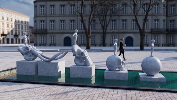 Stefano Bombardieri, Balancing on the Past, 2021