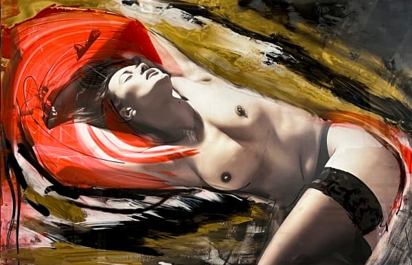 Valerie Breuleux, Falling Angel #2, 2022